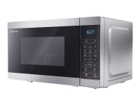 Sharp YC-MG02E-S - Mikrovågsugn med grill - 20 liter - 800 W