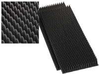 Monacor 12.2220, Golv, Vägginfälld, Bord, Vägg, Svart, Golv/vägg, 100 mm, 50 mm, 2 styck
