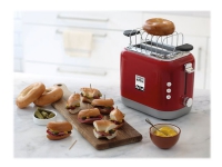 Kenwood kMix TCX751RD - Brödrost - 2 skiva - 2 Kortplatser - röd