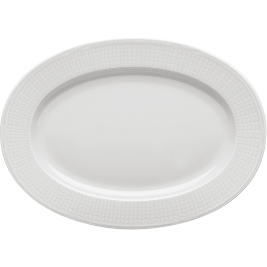 Rörstrand Swedish Grace Snö Tallrik oval 32 cm