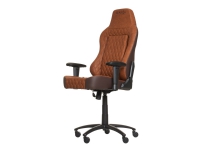 GEAR4U Comfort - Stol - armstöd - T-formad - vridbar - svängbar - nylon, polyuretan, stål, polyuretanläder, metallram - ljusbrun, mörkbrun