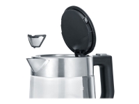 SEVERIN WK 3468 - Kedel - 1 liter - 2.2 kW - glas/rustfrit stål/sort