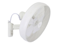 Lucci AIR Breeze Väggventilator (Ø x H) 460 mm x 460 mm Chassifarve: Hvid