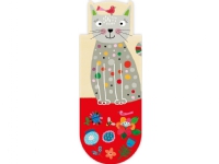 HENRY Magnetic oval bookmark Cat and bird