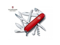 Victorinox Huntsman, Slip joint kniv, Kniv med flera verktyg, Rostfritt stål, Röd, 15 verktyg, 9,1 cm