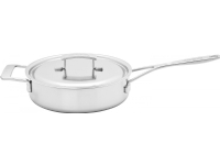 Djup stekpanna med 2 handtag och lock DEMEYERE Industry 5 40850-747-0 - 28 cm