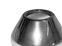 Rose med gi-ring 32mm - Gaffel. 38x76mm H-d