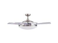 Fanaway Evo 2 Loftsventilator (Ø x H) 122 cm x 42 cm Chassifarve: Krom (matt)