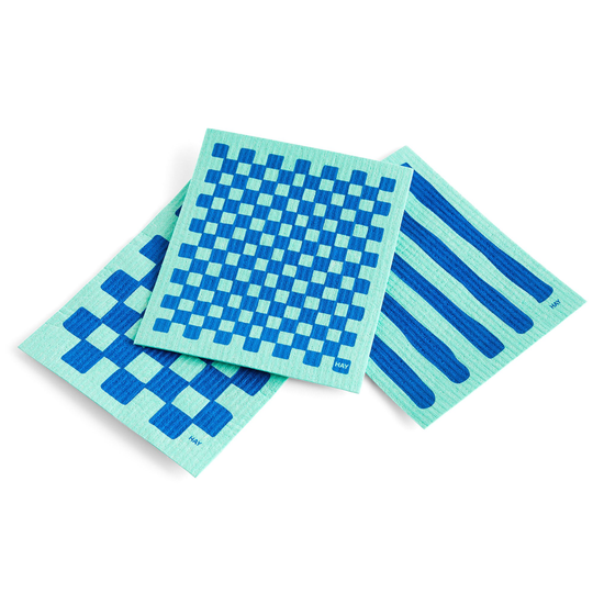 HAY Sponge disktrasa, 3-pack, grön