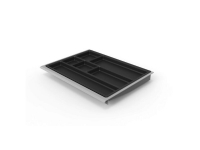 Utdragbar bricka för Fumac höj- och sänkbart bord 37x25 cm svart