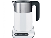 Bosch Styline TWK8611P - Kedel - 1,5 liter - 2,4 kW - vit/rustfrit stål