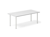 Skrivebord DNA, Lysgrå 1800x800 mm I-ben/Alugrå