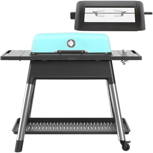 Everdure Furnace gasolgrill + rotisserie, matt mint