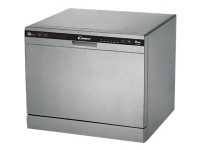 Candy CDCP 6/ES-07 - Diskmaskin - bredd: 55 cm - djup: 50 cm - höjd: 43.8 cm - silver