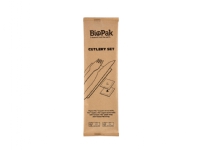 Bestickväska 5/1 med träkniv/gaffel/servett/salt/peppar,250 st/krt