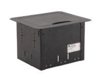 Kramer TBUS-1Axl - Inbyggnadsbox - skrivbordsmonterbar - svart anodiserad aluminium