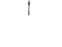 Gaffel plastik flergangs 17,8cm PP koksgrå 50stk/pak - (50 stk.)