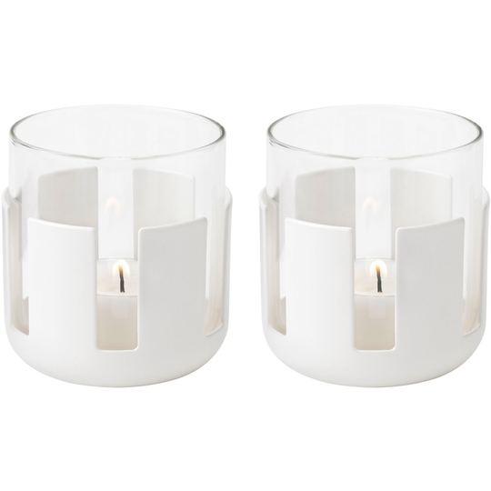 Stelton Luna ljuslykta 2-pack, 7 cm, soft white