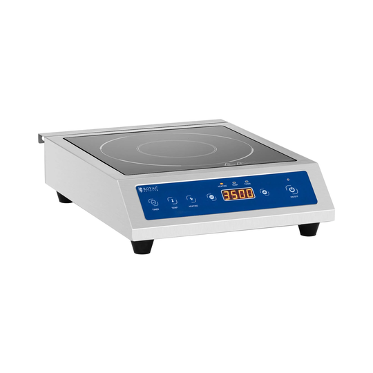 Induktionsplatta - 20 cm - 60 till 240 °C - Timer