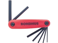 Bondhus® insexnyckelsats GorillaGrip®-kniv modell2-2.5-3-4-4-5-5-6-8mm