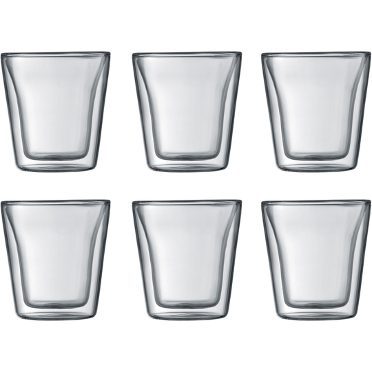 Bodum Canteen Dubbelväggigt Glas Small 6 pack