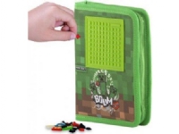 Cass pencil case movie School pencil case with a MINECRAFT zipper