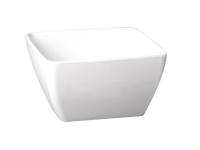 Skål Pure 40cl 125x125x65 mm Melamin Hvid,5 stk/krt