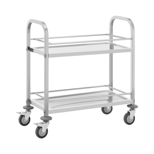 Serveringsvagn - 2 hyllor - 60 x 35,5 x 3 cm - 54 kg - Royal Catering