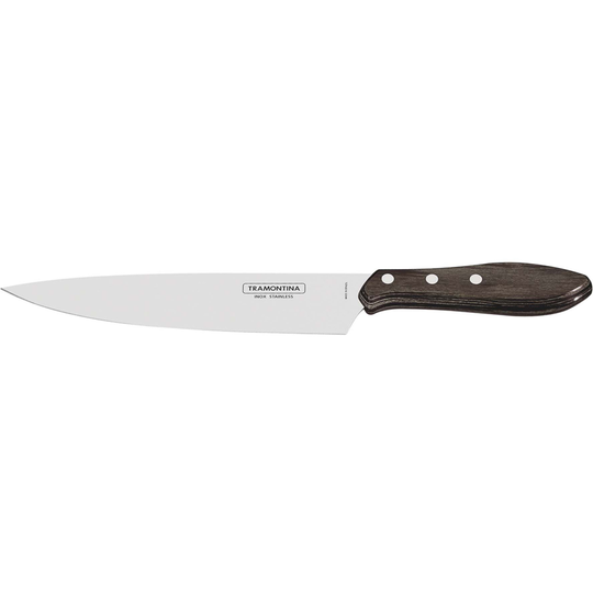 Tramontina Trancherkniv 20 cm Blister Mörkbrunt Handtag