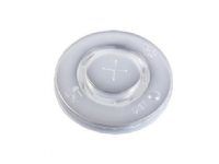 Plastlock Ø80 mm Catersource Platt med kors Transparent för pappersmugg,100 st/ps - (100 st)