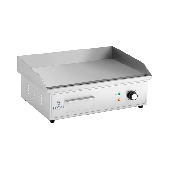 Elektriskt stekbord - 530 x 350 mm - Royal Catering - Slät - 3,000 W