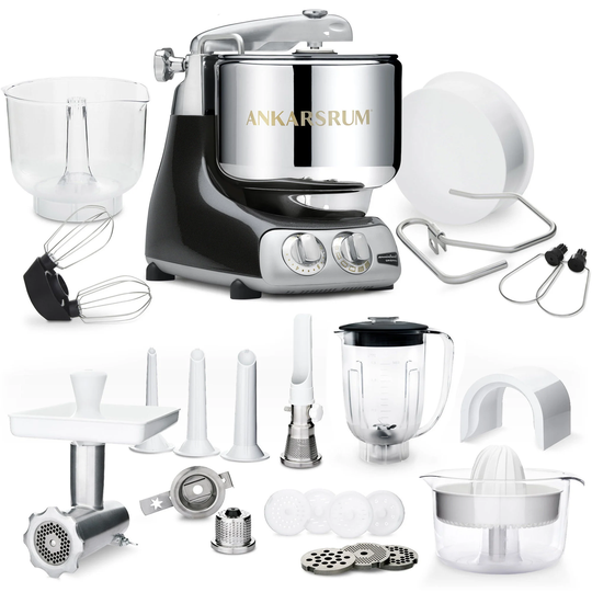 Ankarsrum AKM 6230 Köksmaskin + Deluxepaket, Black Diamond