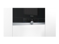 Siemens iQ700 BE634RGS1 - Mikrovågsugn med grill - inbyggd - 21 liter - 900 W - rostfritt stål