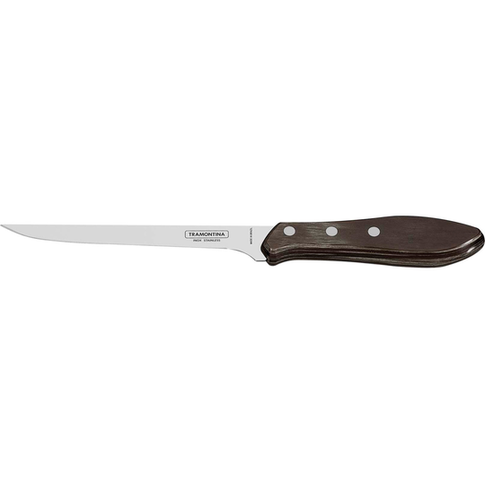 Tramontina Urbeningskniv 15 cm Blister Mörkbrunt Handtag