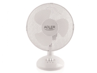 Adler AD 7302, vit, bord, 35.6 dB, 23 cm, 90°, 35 W