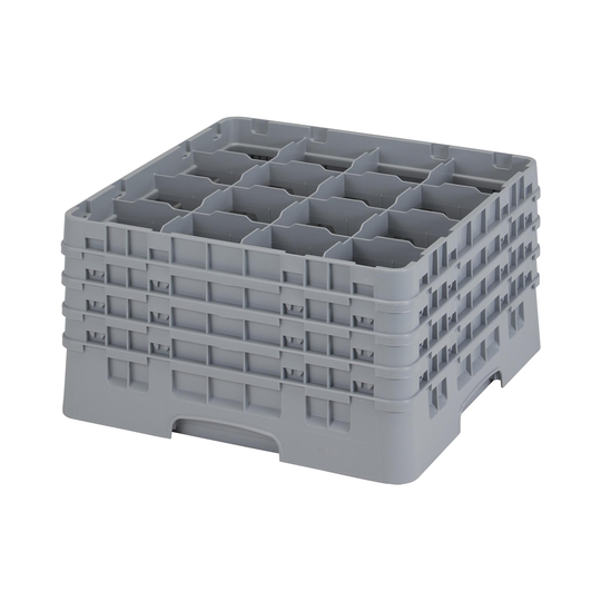 CAMBRO Diskback för glas Camrack - 16 fack - 50 x 50 x 26,7 cm - höjd glas: 23,8 cm