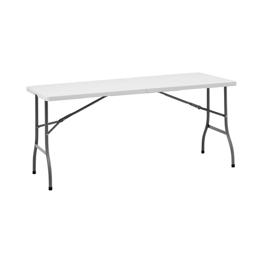 Fällbart bord - 1520 x 700 x 740 mm - Royal Catering - 150 kg - Inomhus/utomhus - Vit