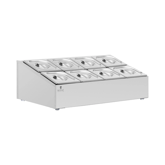 GN-uppsatshylla - 2 x 4 GN 1/6 - 15,2 l - Royal Catering