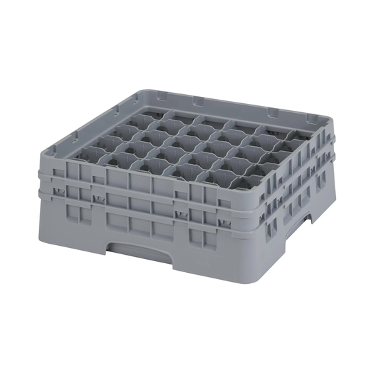CAMBRO Diskback för glas Camrack - 36 fack - 50 x 50 x 18,4 cm - höjd glas: 13,5 cm