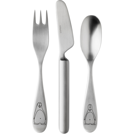 Stelton Una med Pingo Barnbestick 3-del