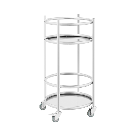 Rund drinkvagn - 2 hyllplan - Royal Catering - 150 kg