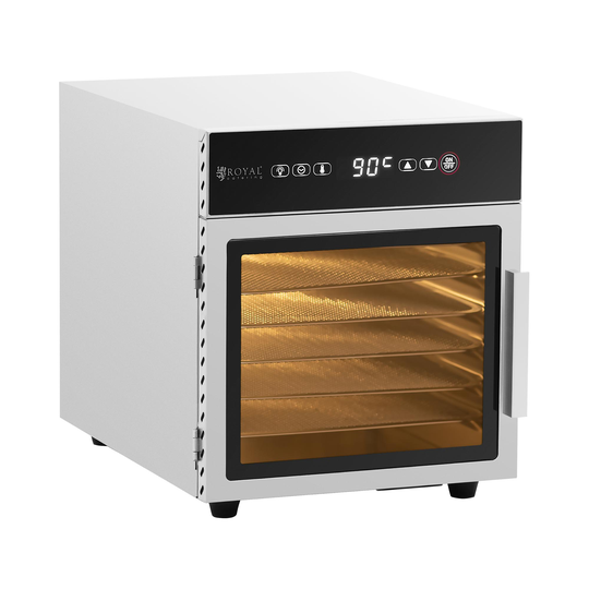 Torkugn - Rostfritt stål - 500 W - 6 torkhyllor - Royal Catering