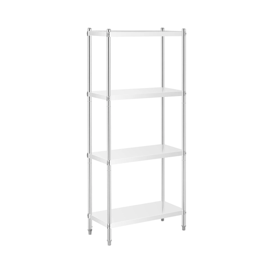 Rostfri hylla - 80 x 40 x 180 cm - Royal Catering - 200 kg