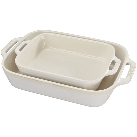 Staub Ugnsfast fat 2 st. vit