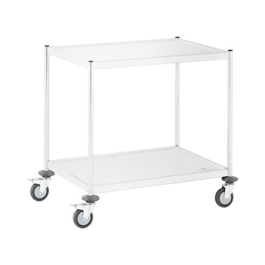 Serveringsvagn - 2 hyllor - 78,5 x 56,5 x 3,5 cm - 56 cm mellanrum - 100 kg - Royal Catering