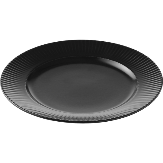 Aida Groovy Tallrik 21 cm Svart Stengods