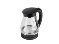 Adler AD 1274 B, 1,7 L, 2200 W, Sort, Transparent, Glas, Vandmåler