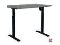 SUN-FLEX®EASYDESK ADAPT II, Traffic Black, Greylaminate, 140*80*2,2 cm 144x83x18,5mm (1stk)