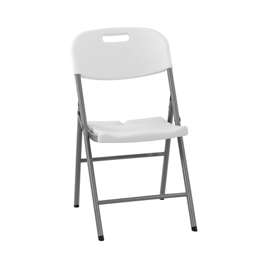 Klappstol - 180 kg - Royal Catering - Säte: 40 x 38 cm - Vit