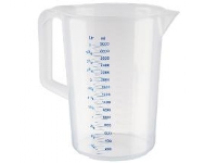 Målekande 3 liter med hank Ø170xH235 mm Polypropylen,1 stk